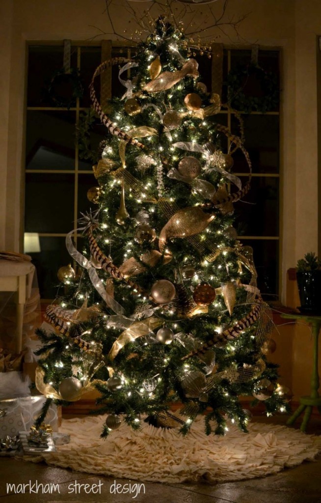 Country-Christmas-Tree-Decorating-Ideas-2015